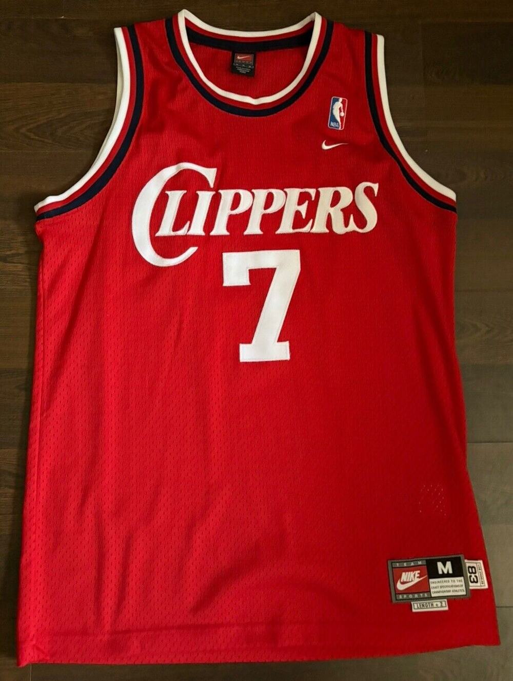 Lamar Odom Los Angeles Clippers Nike NBA Basketball Jersey M Sewn Red Authentic